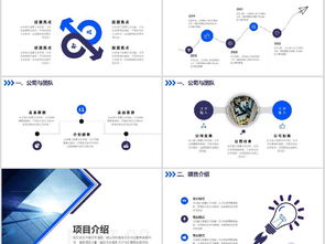 商业策划书与创业计划PPT模板 商务投资咨询的得力助手